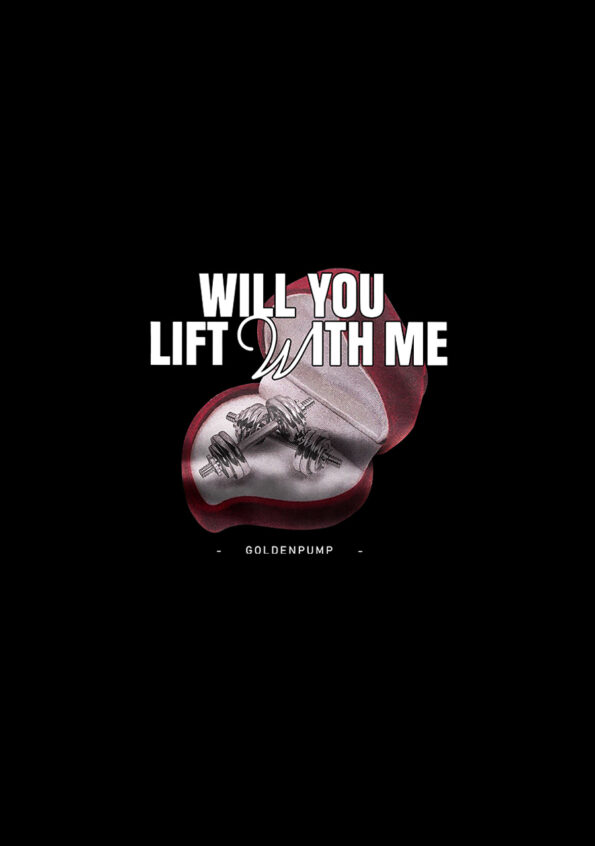 Will you Lift with me Men t-Shirt Black