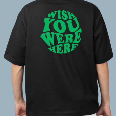 Wish You Were Here Men's Black T-shirt