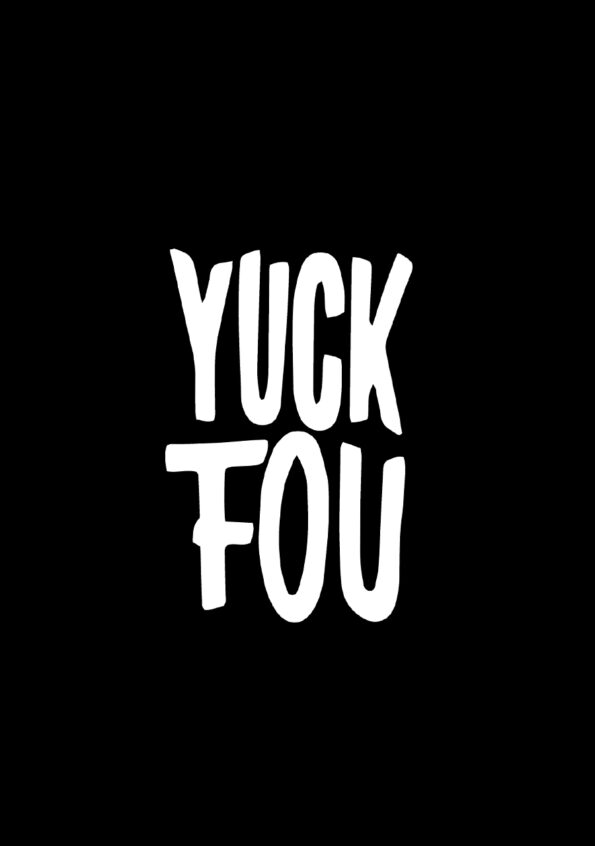 Yuck Fou Black T-shirt Design For Men