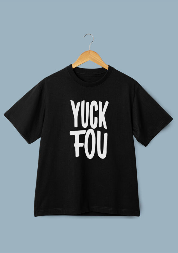 Yuck Fou Black T-shirt For Men 2