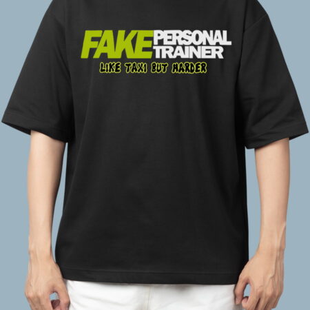 Fake Personal Trainer Black T-Shirt For Men