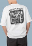 NEWTON’S PAYBACK Men’s Oversized White T-shirt