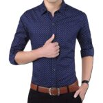 Cotton-Polka-Print-Dotted-Shirts-for-Men-Navy-1.jpg