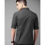 Dot-Print-Cotton-Slim-Fit-Shirt-For-Men-Green-2.jpg