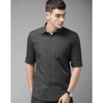 Dot-Print-Cotton-Slim-Fit-Shirt-For-Men-Green-2.jpg