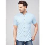 Gritstones-Cotton-Solid-Half-Sleeve-Mens-Casual-Shirt-Blue-1.jpg