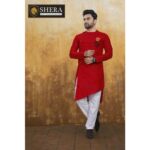 Mens-Cotton-Kurta-Pajama-Set-Red.jpg