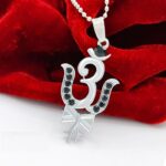 Traditional-Silver-Plated-Om-Pendant-with-Chain-for-Men.jpg