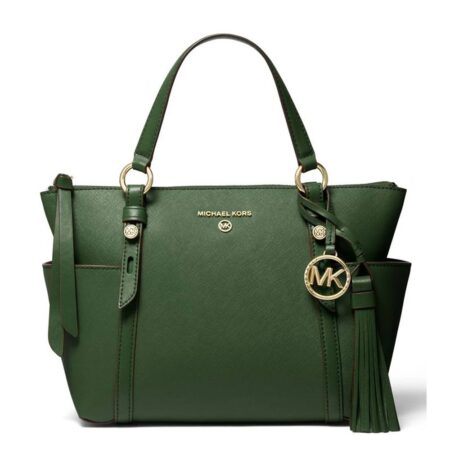 Michael Kors Handbag Green Nomad Large Shoulder Bag