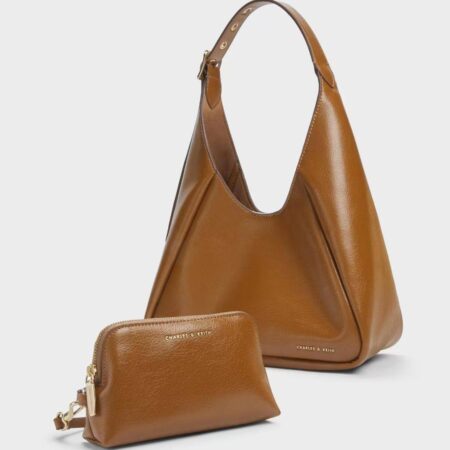 Charles Keith Buzz Hobo Bag For Women