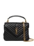 Plaque Quilted Saint Laurent Shoulder Bag for Women