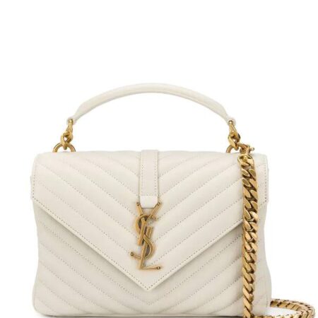 Plaque Quilted Saint Laurent Shoulder Bag for Women