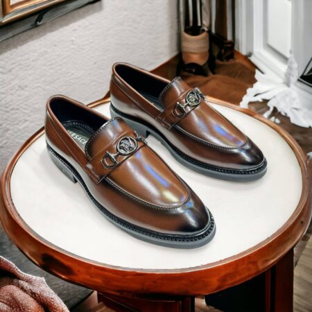 Premium Versace Leather Loafers For Men