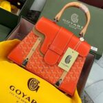 Goyard Saigon Wood Top Handle Handbag (2)