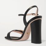 Gucci Marmont logo-embellished leather sandals (7)