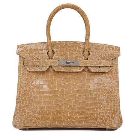 Hermes Crocodile Birkin 30 Handbag