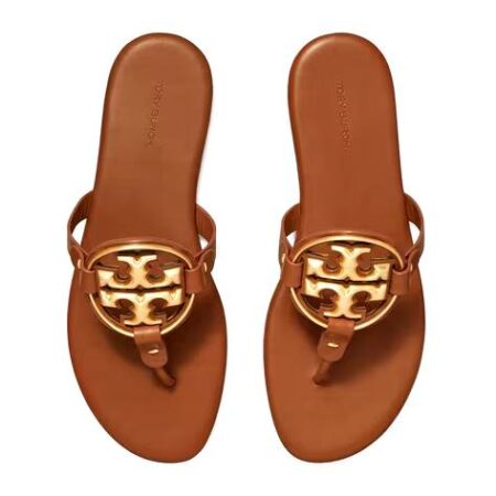 Tory Burch Laser-Cut Miller Flat Sandals