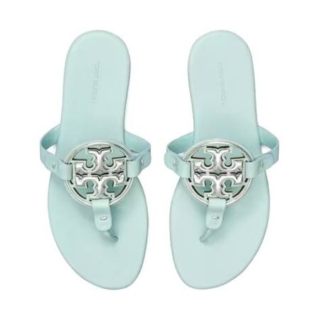 Tory Burch Metal Miller Soft T-strap Sandals