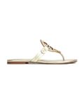 Tory Burch Metallic Leather Miller Sandals (1)