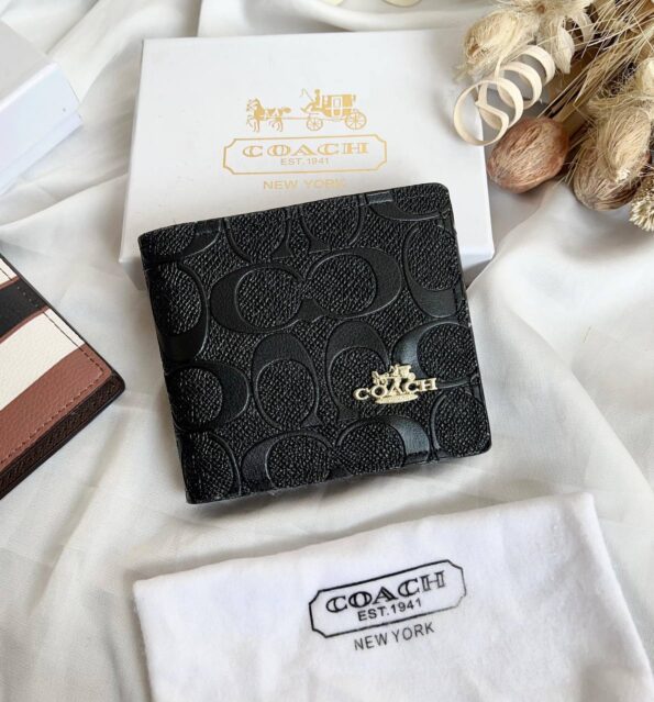 Coach Signature Leather Wallet